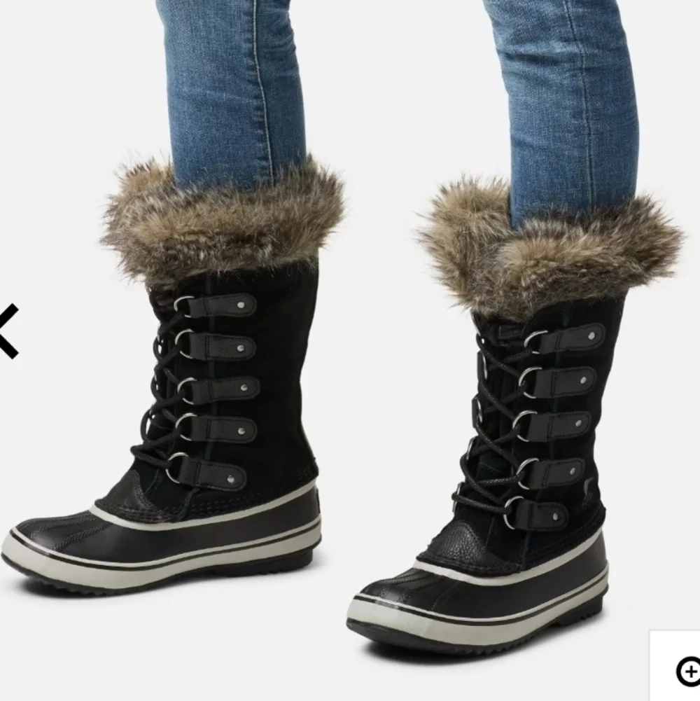 Sorel joan of arctic waterproof boot black 7 NWT